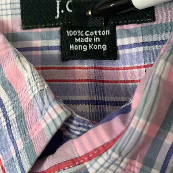 J.Crew Men’s Plaid Purple Pink Long Sleeve Button Down Pocket Size XL - Picture 10 of 10